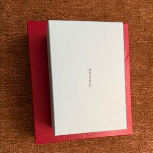 Tiffany & Co. Light Blue Box with Red Base